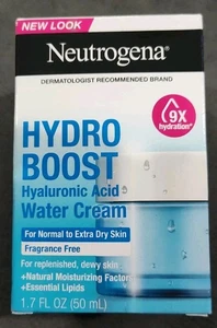 Neutrogena Hydro Boost Hyaluronic Acid Water Cream Normal/Extra Dry SkinF-F 50ML - Picture 1 of 4