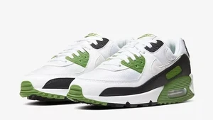 CT4352-102 Nike Air Max 90 Recraft Chlorophyll Herren Turnschuhe Freizeitschuhe - Picture 1 of 7