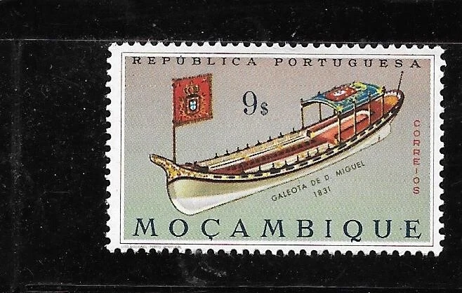 МОЗАМБИК SC #463 1964 9e лодка MNH XF старый винтажный окончательный один штамп - Изображение 1 из 1
