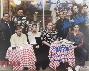 MULTI SIGNED (5) The Sopranos signed 8x10 Satriales - Picture 1 of 1