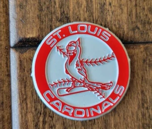 1970er NEUWERTIG VINTAGE MLB GUMMI KÜHLSCHRANK STANDBRETT MAGNET ST LOUIS CARDINALS - Bild 1 von 1