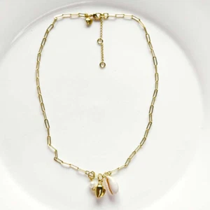 New 16" Jcrew Multi-Charms Pendant Necklace Gift Fashion Women Party Jewelry - Picture 1 of 3