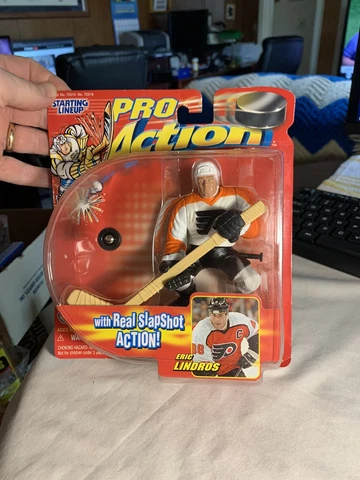 1998 Hasbro Pro Action Starting Lineup Philadelphia Flyers Eric Lindros Unopen Cover