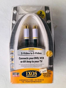 IXOS S-Video to S Video Cable 2 meters (6 feet) XHV403 - Picture 1 of 3