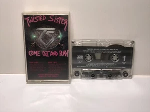 Twisted Sister Come Out And Play Cassette Tape 1985 Atlantic 7 81275-4-E Insert - Picture 1 of 4