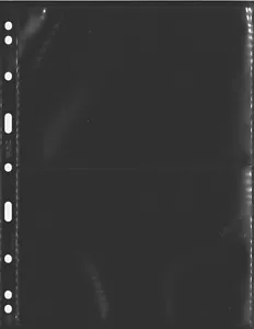 Leuchtturm VARIO Lagerblatt doppelseitig 2 Taschen Schutz Seiten Größe: 2S - Bild 1 von 3