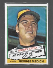 1976 TOPPS GEORGE MEDICH TRADED #146T NRMT