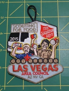 Scouting for Food - Salvation Army 2015 Las Vegas Area Council Boy Scouts Patch - Foto 1 di 4