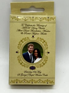 Mazzo di carte da gioco Principe Enrico Principessa Meghan Royal Wedding Castello di Windsor - Foto 1 di 5