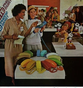 1979 Vintage Gte Phone Mart Color Telephone Print Ads - Picture 1 of 2