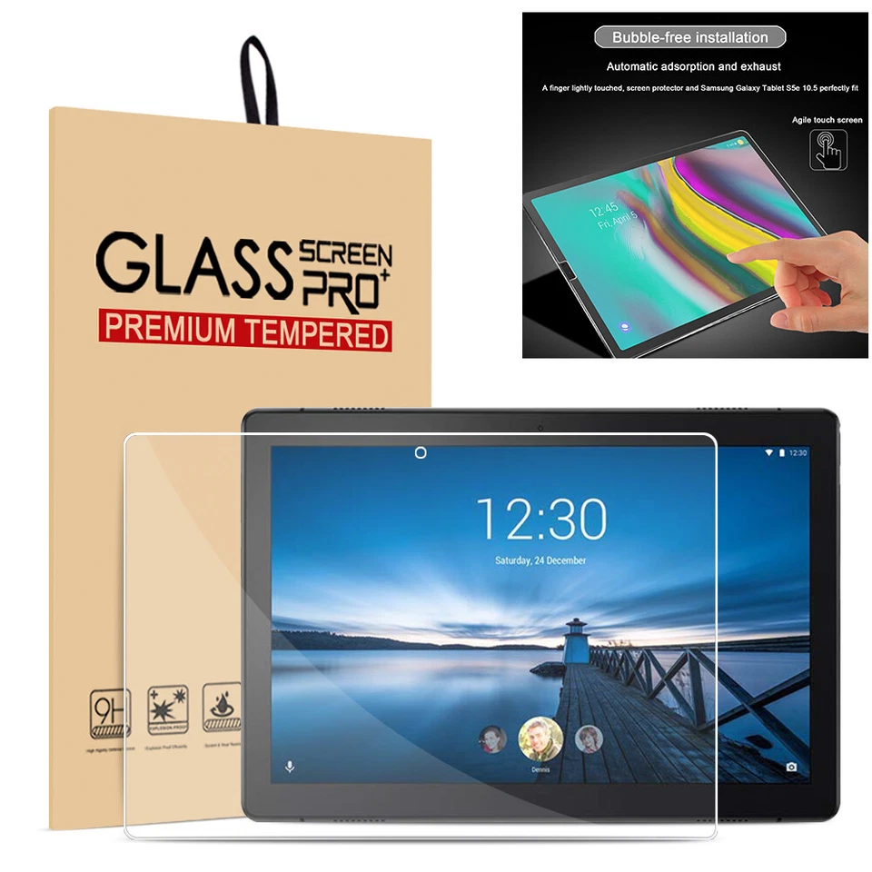 Screen Protector for Lenovo Tab E10/M10/P10 Tempered Glass Film 9H Hardness - Image 1 of 1
