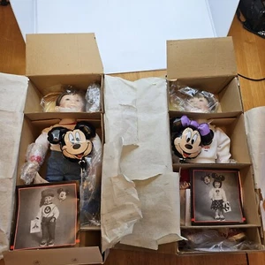 Vintage Ashton-Drake Walt Disney World Junge und Mädchen Set-Neu mit Boxen und Echtheitszertifikat - Bild 1 von 15