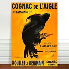 Vintage Liquor Advertising Poster Art  Canvas Print 18X12 Cognac De Laigle