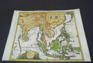 Antique Map of India and South East Asia by Philipp Cluver 1697 - Picture 1 of 5