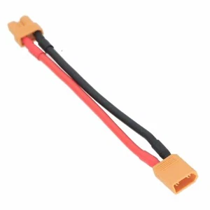 XT30 Male to Female cable 18AWG 10CM Extension silicon wire For legbam - Picture 1 of 2