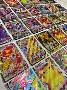 Pokemon TCG 15 Card Lot Guaranteed VMAX / ex / GX + Holos - Picture 1 of 7