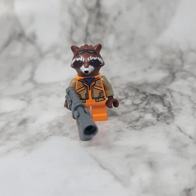 Lego Rocket Mapache Minifigura Marvel 76243 Foto 1 de 2