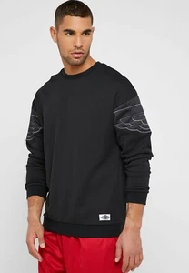 NIKE JORDAN WINGS CLASSIC CREW SWEATSHIRT BLACK (AO0426 010) SIZE (M-XL) - Picture 1 of 7