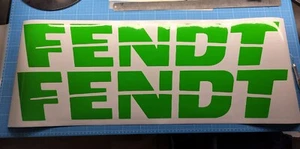 FENDT Logo Schriftzug neue Version (Set 2 Stück) - Bild 1 von 1