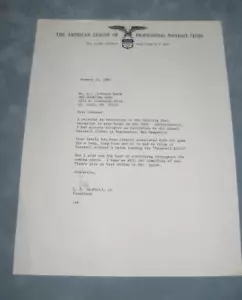 Lee S. MacPhail, Jr. - American League President - Signed Lee - Picture 1 of 3