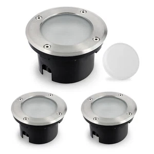 VISKOS Einbau Bodenstrahler LED GX53 5,5W warmweiß 230V Bodenspot flach IP67 - Afbeelding 1 van 9