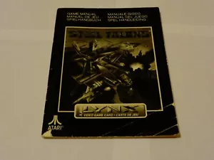 ATARI LYNX Game Manual - Steel Talons - Lot 2 - Picture 1 of 2