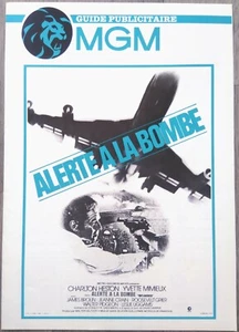 ALERTE À LA BOMBE/SKYJACKED/1972/GUIDE PUBLICITAIRE MGM/CHARLTON HESTON/AVIONS - Bild 1 von 3