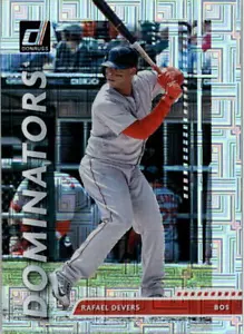 2020 Donruss Dominators Vector #5 Rafael Devers - NM-MT - Picture 1 of 2