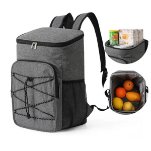 Borsa Porta Pranzo Isolata Zaino Adulto Lunch Box per Lavoro Ufficio Picnic Uomo Donna - Foto 1 di 14