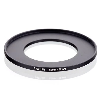 RISE(UK) 52mm-82mm 52-82 mm 52 to 82 Step Up Ring Filter Adapter black - Image 1 of 3
