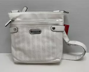 ROSETTI White Faux Leather Purse Handbag Crossbody Bag-NWT - Picture 1 of 6