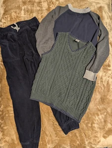 BOYS Gymboree Bundle, 1 Gymboree Sweater Vest, 1 Gymboree Corduroy Pants, & 1 Ch - Picture 1 of 8