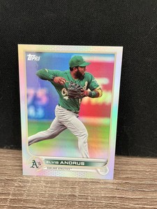 2022 Series 2 Base Rainbow Foil #520 Elvis Andrus Oakland Athletics