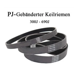4/6/8/10/12 PJ-Mehrrippenriemen J-Typ-Antriebsriemen Teilung 2.34mm 300J-690J - Picture 1 of 9
