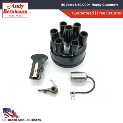 1935-1938 DeSoto Chrysler Dodge Plymouth 6 cilindros distribuidor tampa kit de ajuste. - Imagem 1 de 4