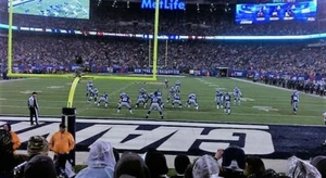 New York Giants vs Philadelphia Eagles 10/20/24 - (2)Two Tix - Row 4 Field Level - Picture 1 of 2