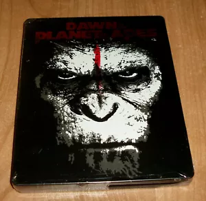 The Dawn of The Planet Of the Apes Steelbook Blu-Ray 3D + Blu-Ray New a-B - Picture 1 of 4