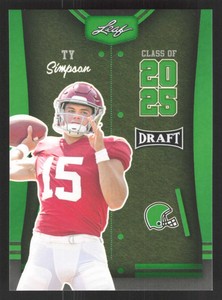 2023 Leaf Draft - Green Parallel - Pick Your Card - Free Ship