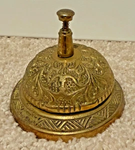 Desk Brass Bell In Great Working Condition!!! - Picture 1 of 7