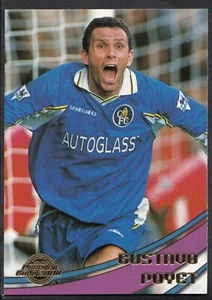 Merlin Football Card - Premier Gold 2000 - No 22 - Gustavo Poyet - Chelsea - Picture 1 of 2