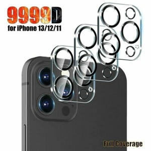 Funda protectora de vidrio templado para lente de cámara 9H para iPhone 13, 12, 11 Pro MAX - Imagen 1 de 4