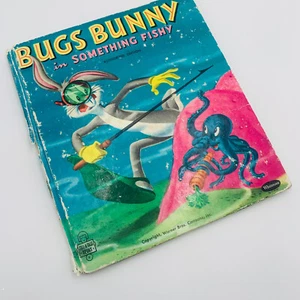 Bugs Bunny Book Something Fishy Whitman Tell-a-Tale Book Looney Tunes 1955 - Bild 1 von 10