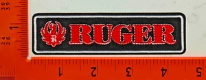 Parche de armas de fuego Ruger bordado hierro-en pistola táctica insignia de marca - Imagen 1 de 1
