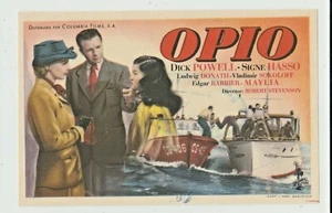 Hasta los confines de la tierra (también conocido como OPIO) 1948 Spanish Movie Herald - Dick Powell - Imagen 1 de 2