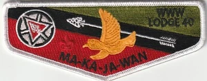 Boy Scout OA Ma-Ka-Ja-Wan Lodge 40 Flap 2015 Centennial - Picture 1 of 2