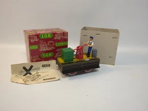 Vintage Lehmann LGB G Scale Motorized Operating Handcar w/ Box #2001 EX Untested - Picture 1 of 5