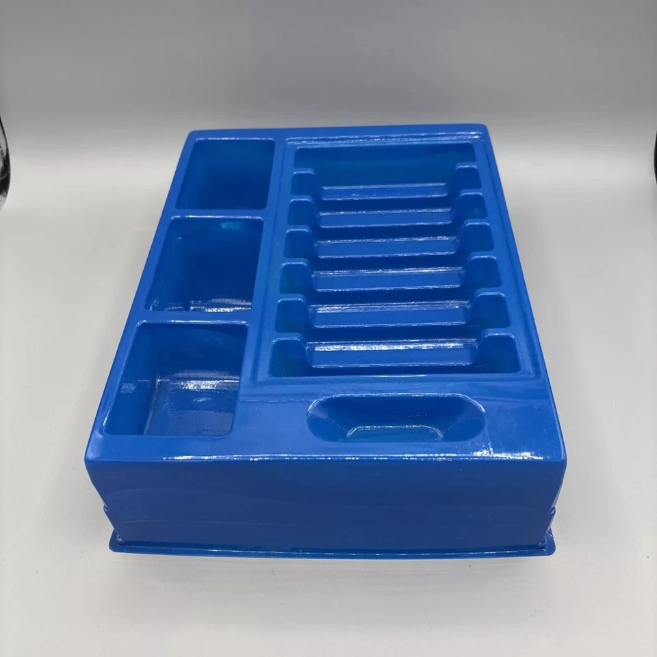 Monopoly Deluxe Edition 1998 Replacement Parts BLUE MONEY HOLDER TRAY - Image 1 of 1