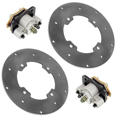 Front Left & Right Brake Disc With Calipers For Arctic Cat TRV 700 2012-2015  - Image 1 of 4