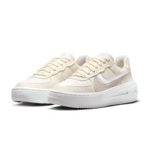 Nike Air Force PLT.AF.ORM Platform Ivory Creme Beige Weiß Sneaker Damen 38,5 Neu - Bild 1 von 8