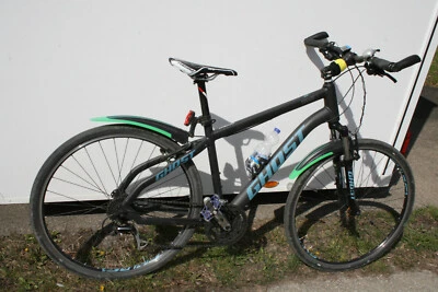 Ghost Square Cross 28 Zoll Alu Rahmengröße S-M Sattelstrebe 48 Oberrohr 56 cm Ke - Bild 1 von 4